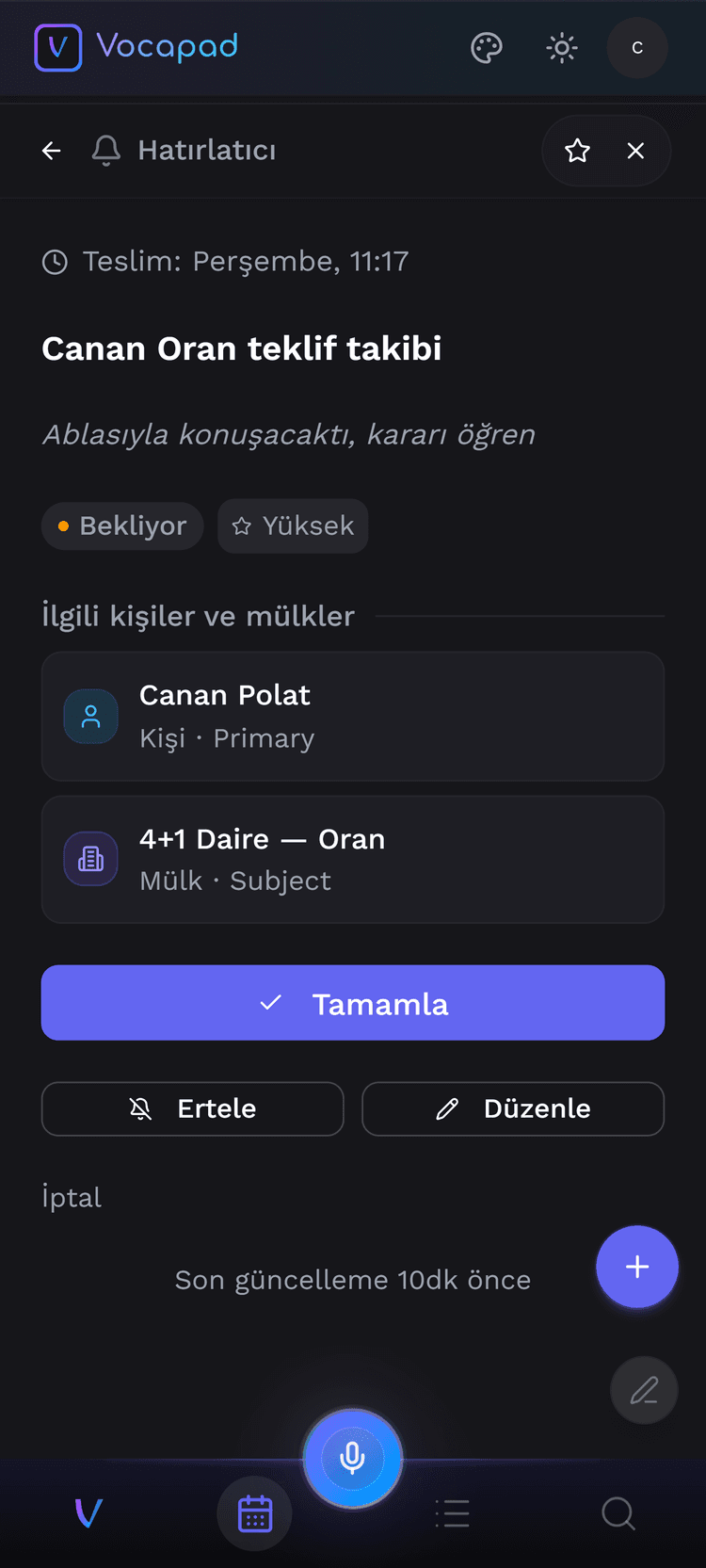 Natural language search with linked entities